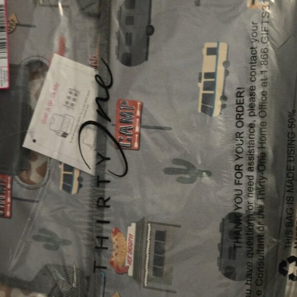 Thirty-One Gifts Grab n Go Caddy in Cactus Campers - Picture 2 of 4